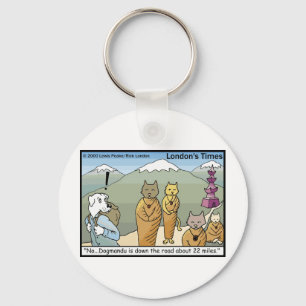 Llavero Katmandú Dogmandu Perro Vs Gato Regalos y Camiseta