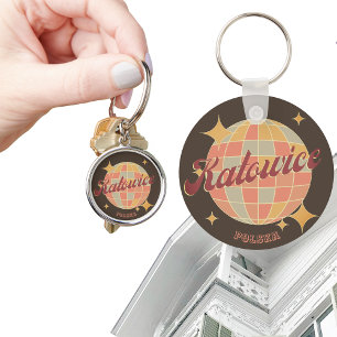Llavero Katowice City Polonia Retro Vintage