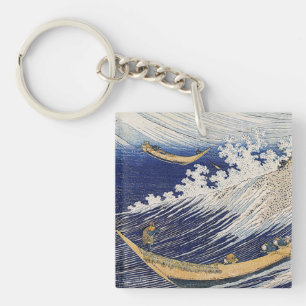 Llavero Katsushika Hokusai. Olas oceánicas