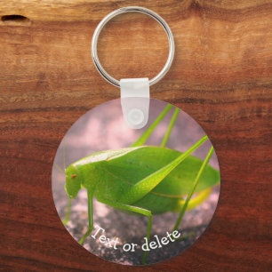 Llavero Katydid Grasshopper Nature Personalizada