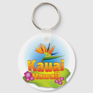 Llavero Kauai, diseño de cadena de claves de Hawaii