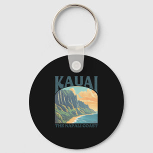 Llavero Kauai Hawái costa Na Pali Vintage Playa
