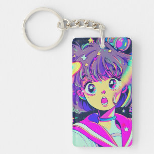 Llavero Kawaii Anime Chica Keychain