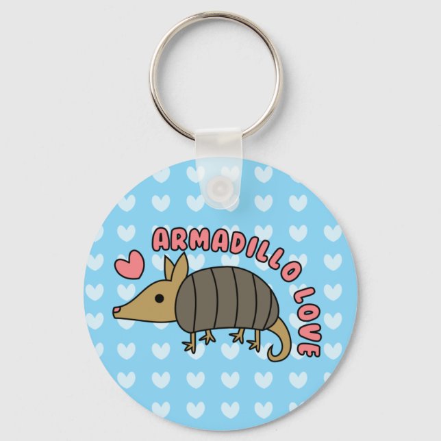 Llavero Kawaii Armadillo Keychain (Anverso)