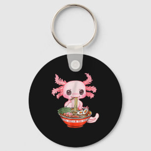 Llavero Kawaii Axolotl Ramen Food Gráfica divertida japone
