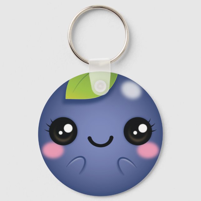 Llavero Kawaii Blueberry