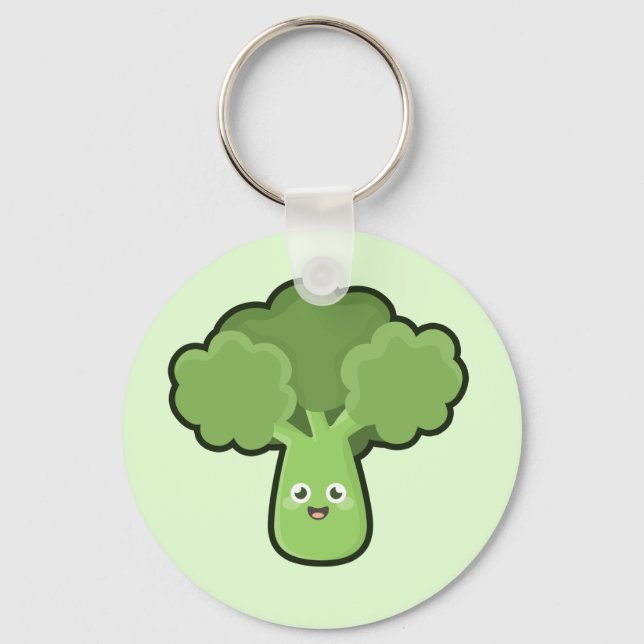 Llavero Kawaii Broccoli (Anverso)