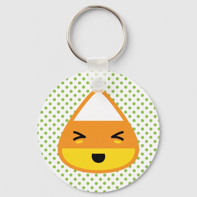 Llavero Kawaii Candy Corn Keychain (Anverso)