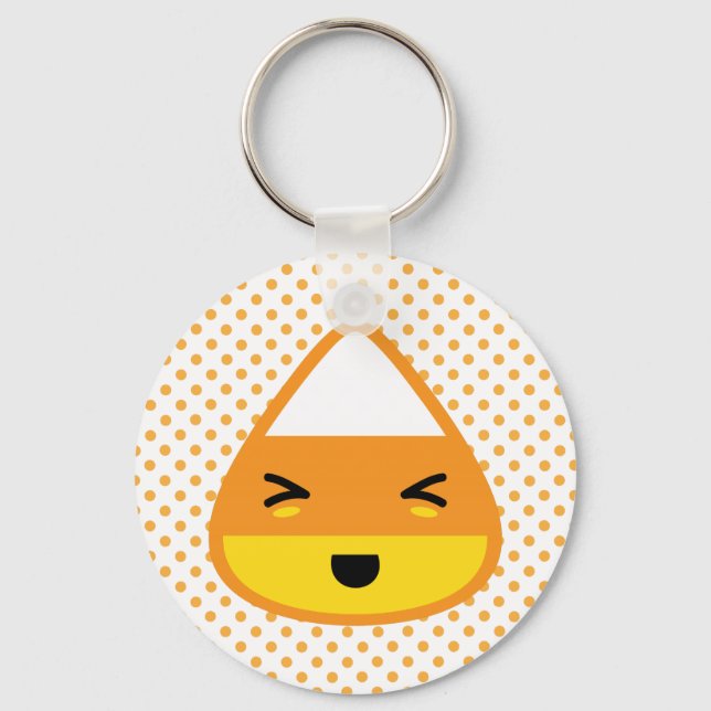 Llavero Kawaii Candy Corn Keychain (Anverso)