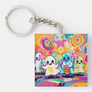 Llavero Kawaii Candy Parade Colorido Personalizado
