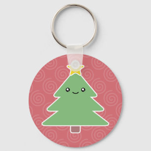 Llavero Kawaii Christmas Tree Keychain
