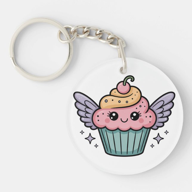 Llavero Kawaii Cupcake (Frente)