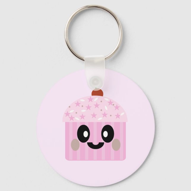 LLAVERO KAWAII CUPCAKE CUTE KEYCHAIN (Anverso)