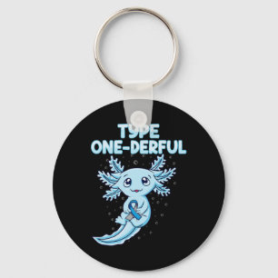 Llavero Kawaii Cute Axolotl Tipo Un Maravilloso T1d Diabet