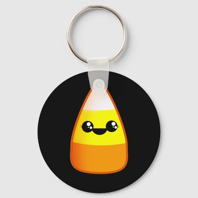 Llavero Kawaii Halloween Candy Corn (Anverso)