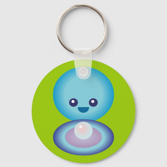 Llavero Kawaii Happy Clam (Anverso)