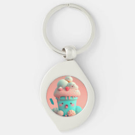 Llavero Kawaii helate keychain