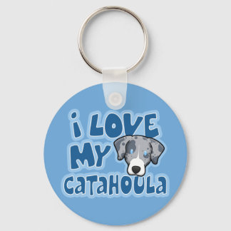Llavero Kawaii I Love My Catahoula
