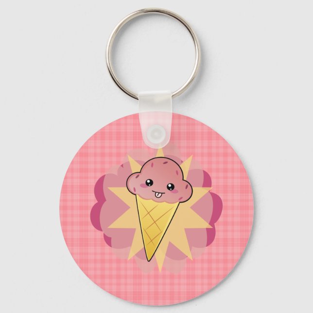 Llavero Kawaii Ice Cream (Anverso)