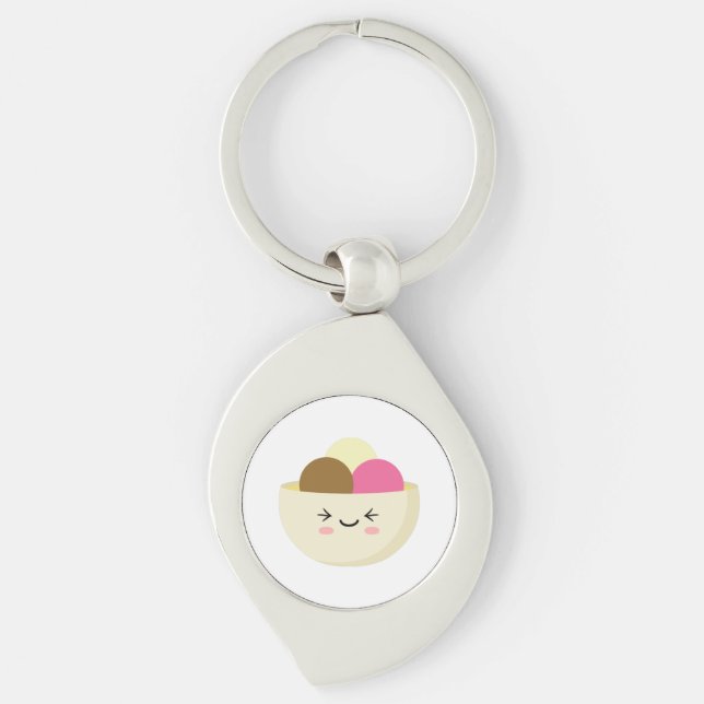 Llavero Kawaii Ice Cream (Anverso)