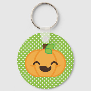 Llavero Kawaii Jack O Lantern Pumpkin Keychain