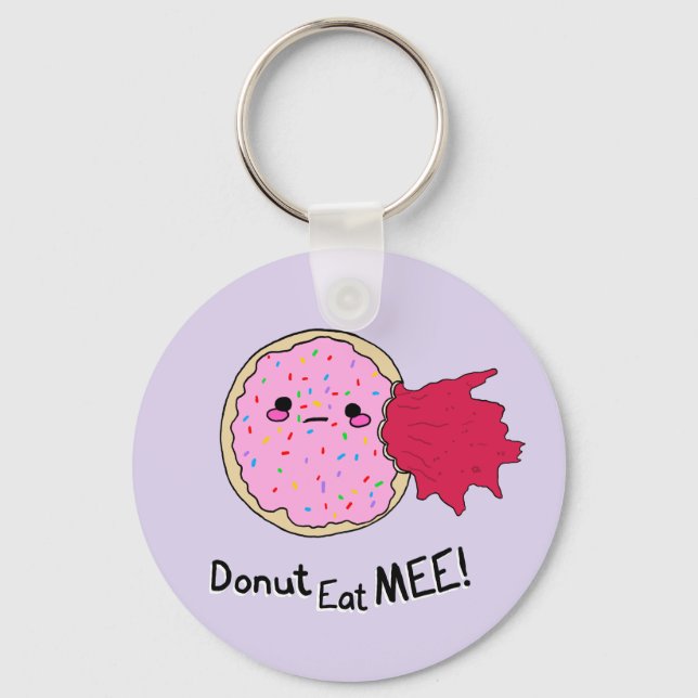 Llavero Kawaii Jam Donut Cómeme (Anverso)