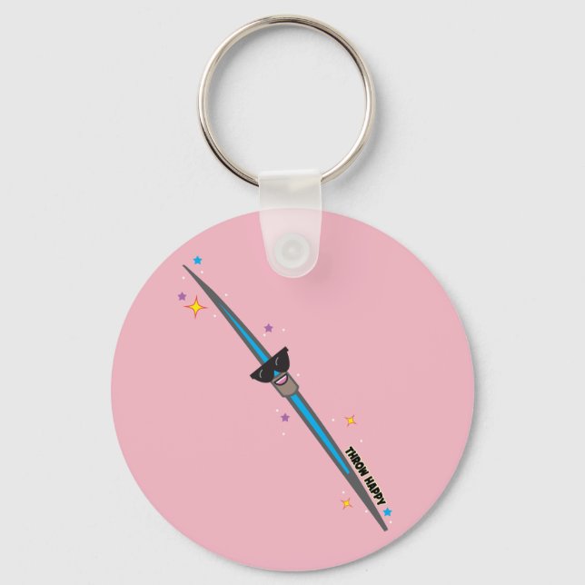 Llavero Kawaii Javelin Thrower Keychain Gift (Anverso)