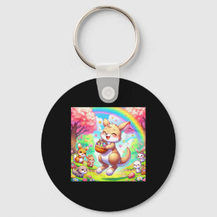 Llavero Kawaii Kangaroo Pascua Adorable Kangaroo
