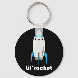 Llavero Kawaii Lil’ Rocket Keychain