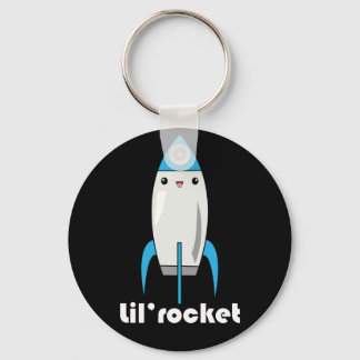 Llavero Kawaii Lil’ Rocket Keychain