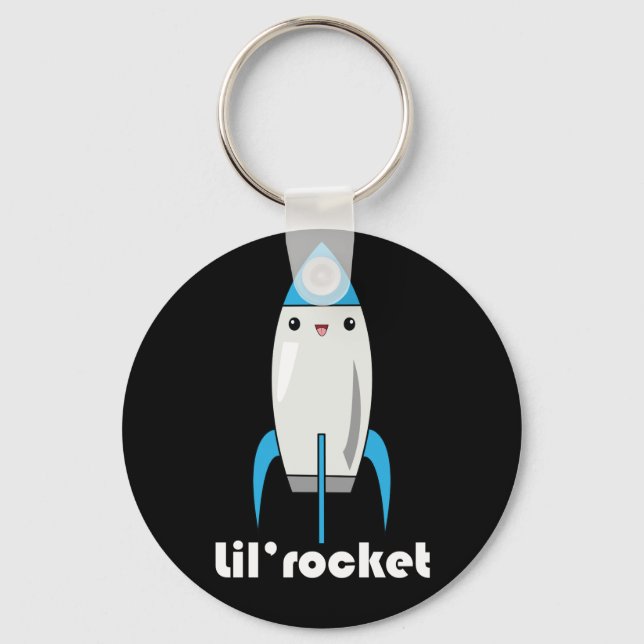 Llavero Kawaii Lil’ Rocket Keychain (Anverso)