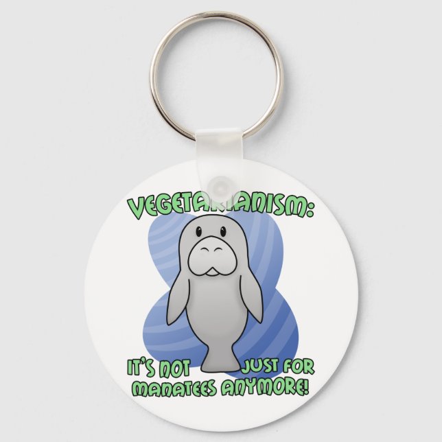 Llavero Kawaii Manatee Keychain (Anverso)