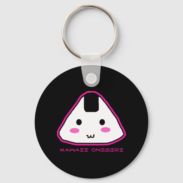 Llavero Kawaii Onigiri Keychain (Anverso)