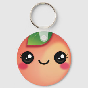 Llavero Kawaii Peach Keychain