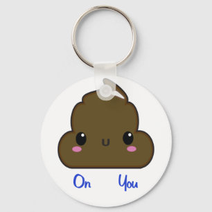 Llavero kawaii poo