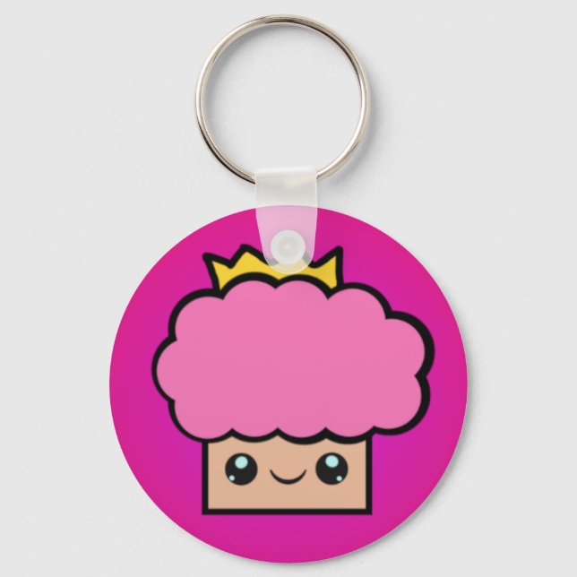 Llavero Kawaii Princess Cupcake (Anverso)