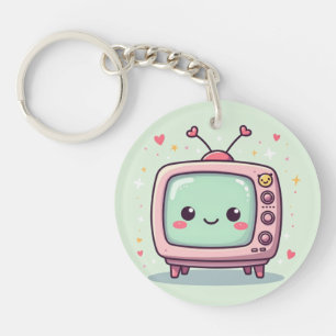 Llavero Kawaii Retro TV – Lindo