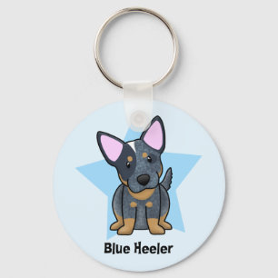 Llavero Kawaii Star Blue Heeler