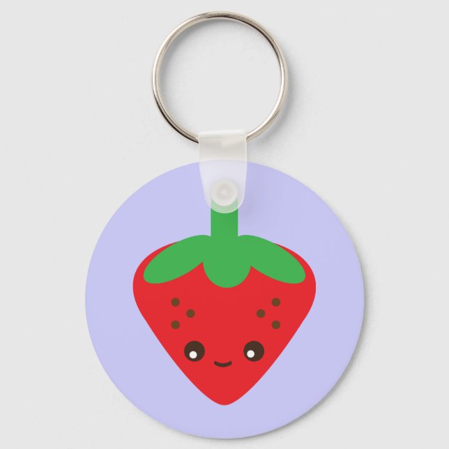 Llavero Kawaii Strawberry (Anverso)
