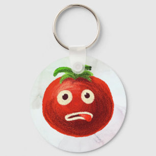 Llavero Kawaii Tomato Cute Funny Personalizado Vegetable