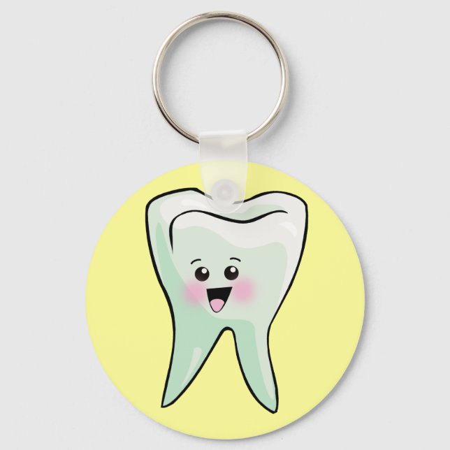Llavero Kawaii Tooth Dental Art (Anverso)