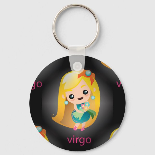 Llavero kawaii virgo (Anverso)