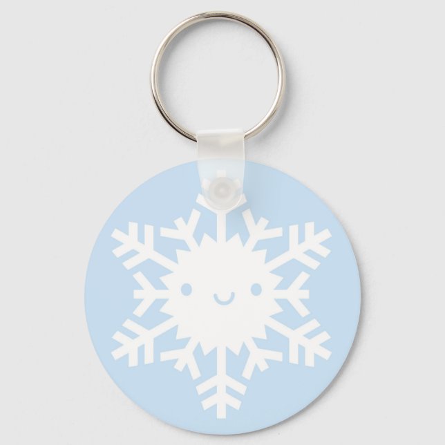 Llavero Kawaii Winter Snowflake (Anverso)