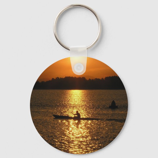 Llavero Kayaking Sunset (Anverso)