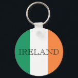 Llavero kccn de Irlanda con pabellón irlandés<br><div class="desc">Diseño de Keychain Ireland,  Bandera Irlandesa © Trinkets and Things 2017 - AHP Design. Todos Los Derechos Reservados.</div>