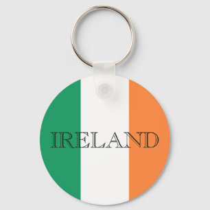 Llavero kccn de Irlanda con pabellón irlandés