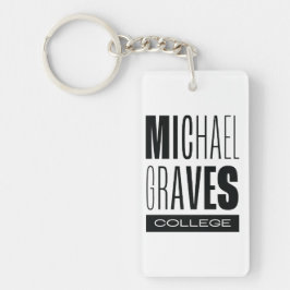 Llavero Kean MGC Michael Graves College Acrylic Keychain