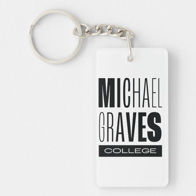 Llavero Kean MGC Michael Graves College Acrylic Keychain (Frente)