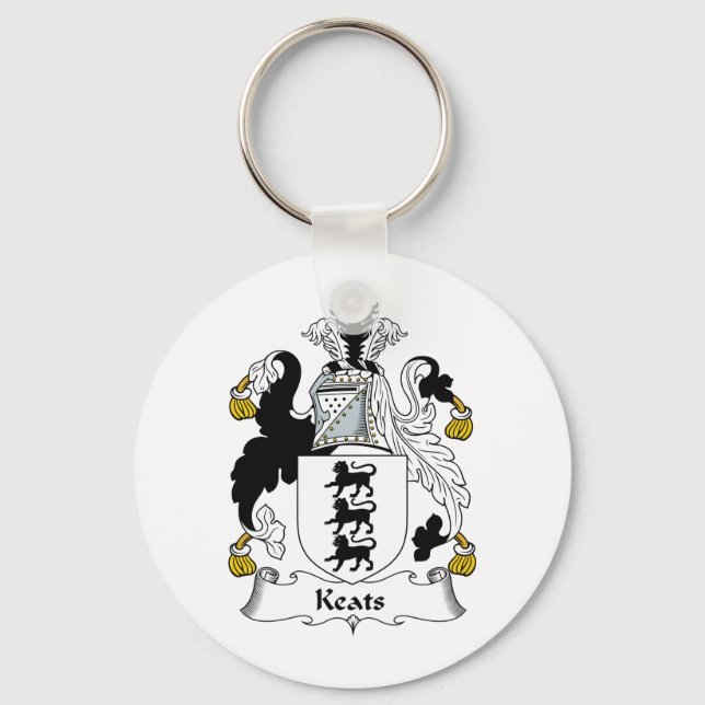 Llavero Keats Family Crest (Anverso)