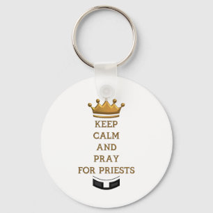 Llavero Keep Calm and Pray for Priests